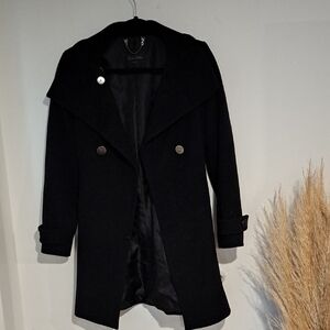 Talula Babaton Elegant Black Women's Coat Size S B106